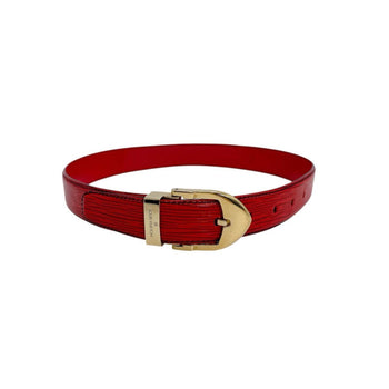 Louis Vuitton Louis Vuitton Belt Epi Red Leather
