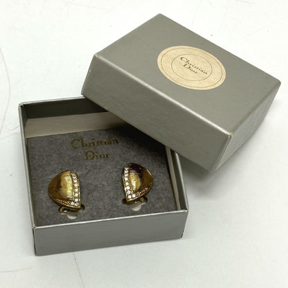 Christian Dior Dior Rhinestone Earrings Gp