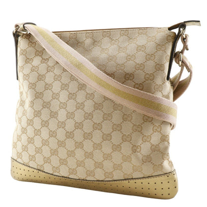 Gucci Shoulder Bag 145857 Gg Canvas Beige A5
