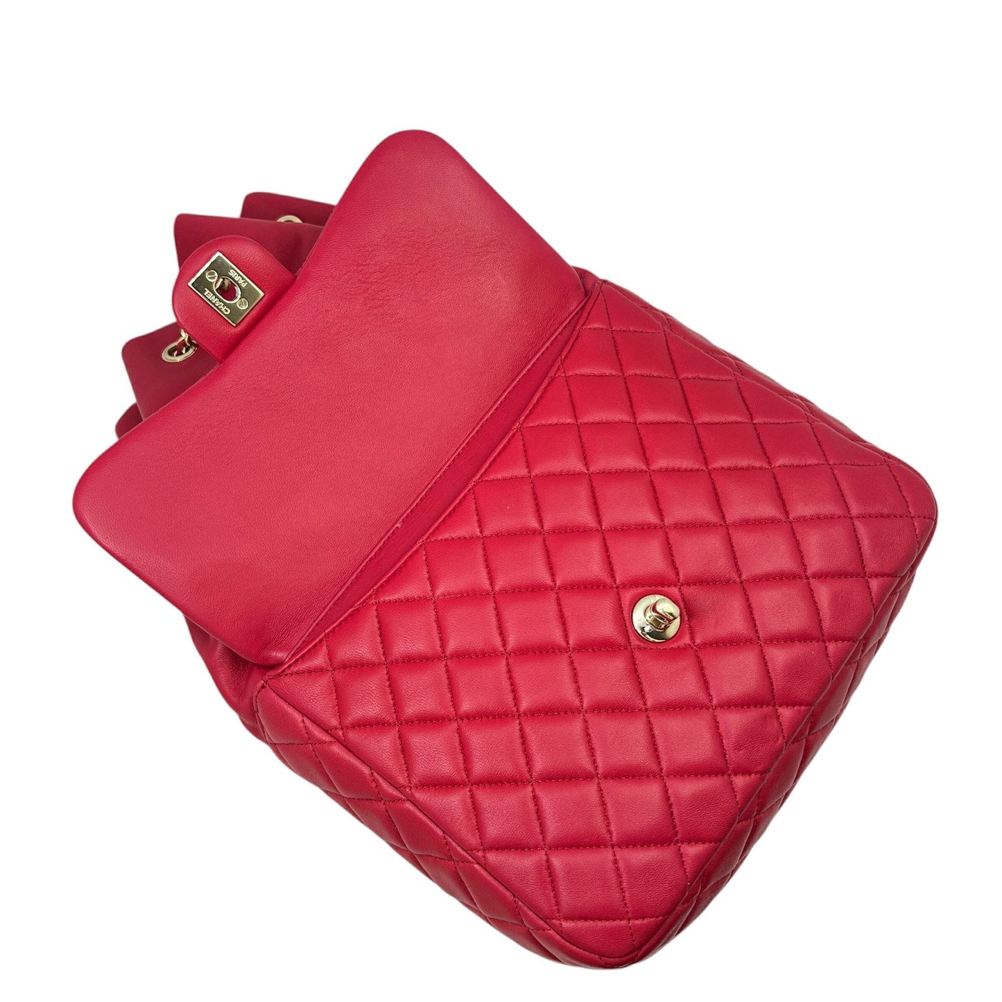 Chanel Matelasse Backpack In Pink Lambskin A94417