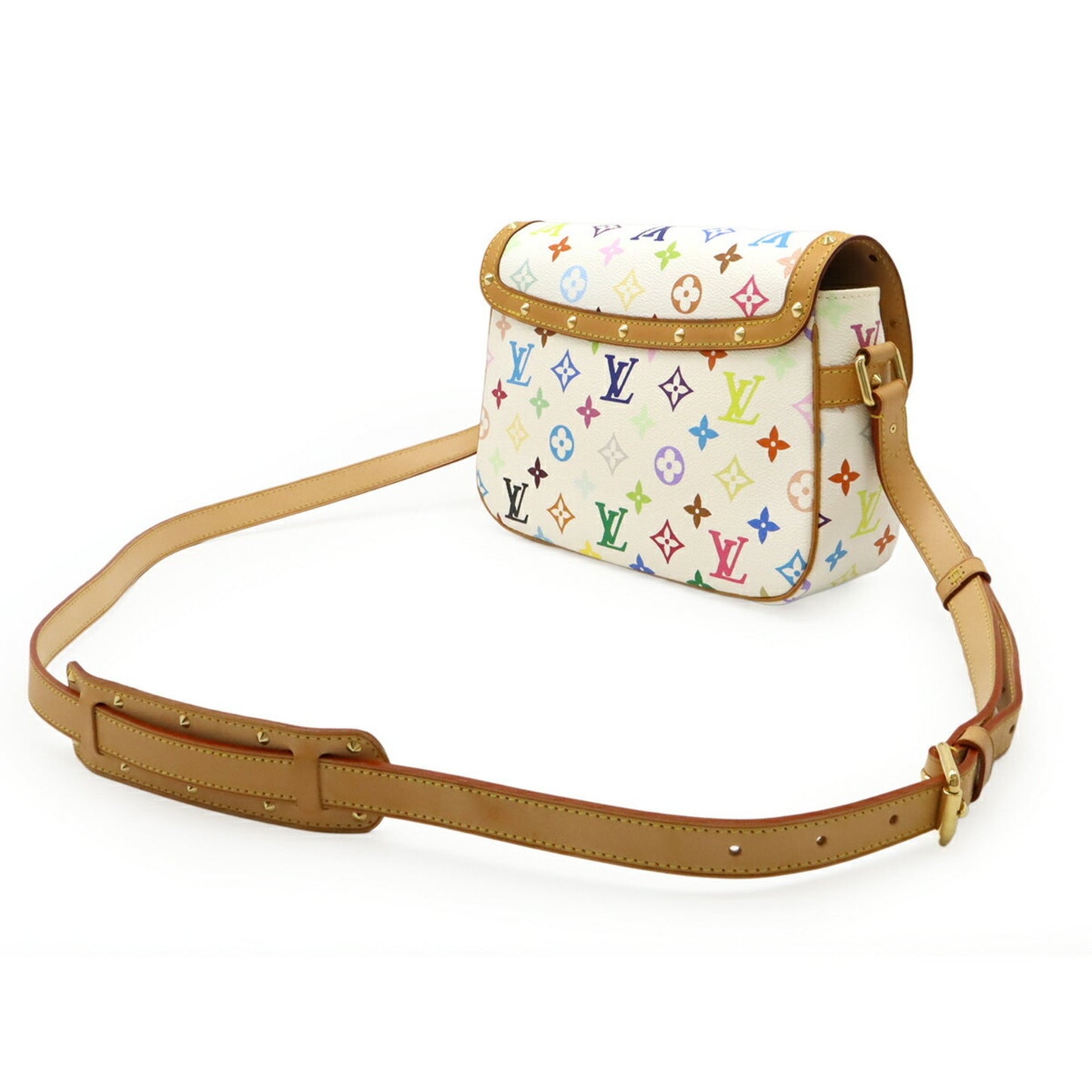Louis Vuitton Louis Vuitton Monogram Multicolor Sologne Shoulder Bag Blanc White M92661