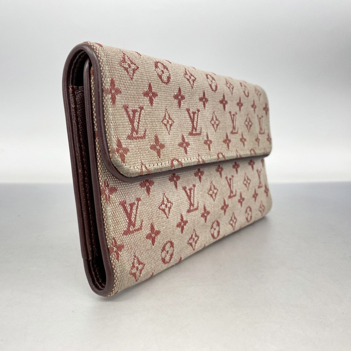 Louis Vuitton Monogram Mini Tri-Fold Wallet Porte Tresor International M92244
