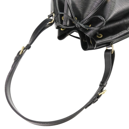 Louis Vuitton Petit Noe Epi Drawstring Shoulder Bag M59012 Black Noir