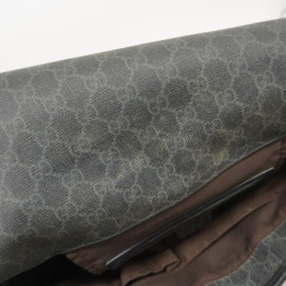 Gucci Gg Supreme Interlocking G Shoulder Bag 222291 Gray Black