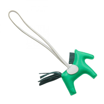 Hermes Herms Rodeo Pm Mint Malachite Blue Brume Charm Accessory By Anjo Miro