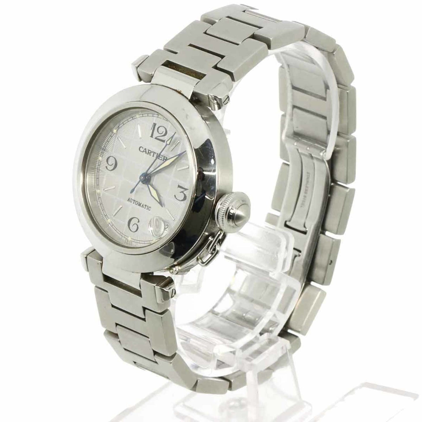 Cartier Pasha C W31023M7 Boys' Watch With Date Display