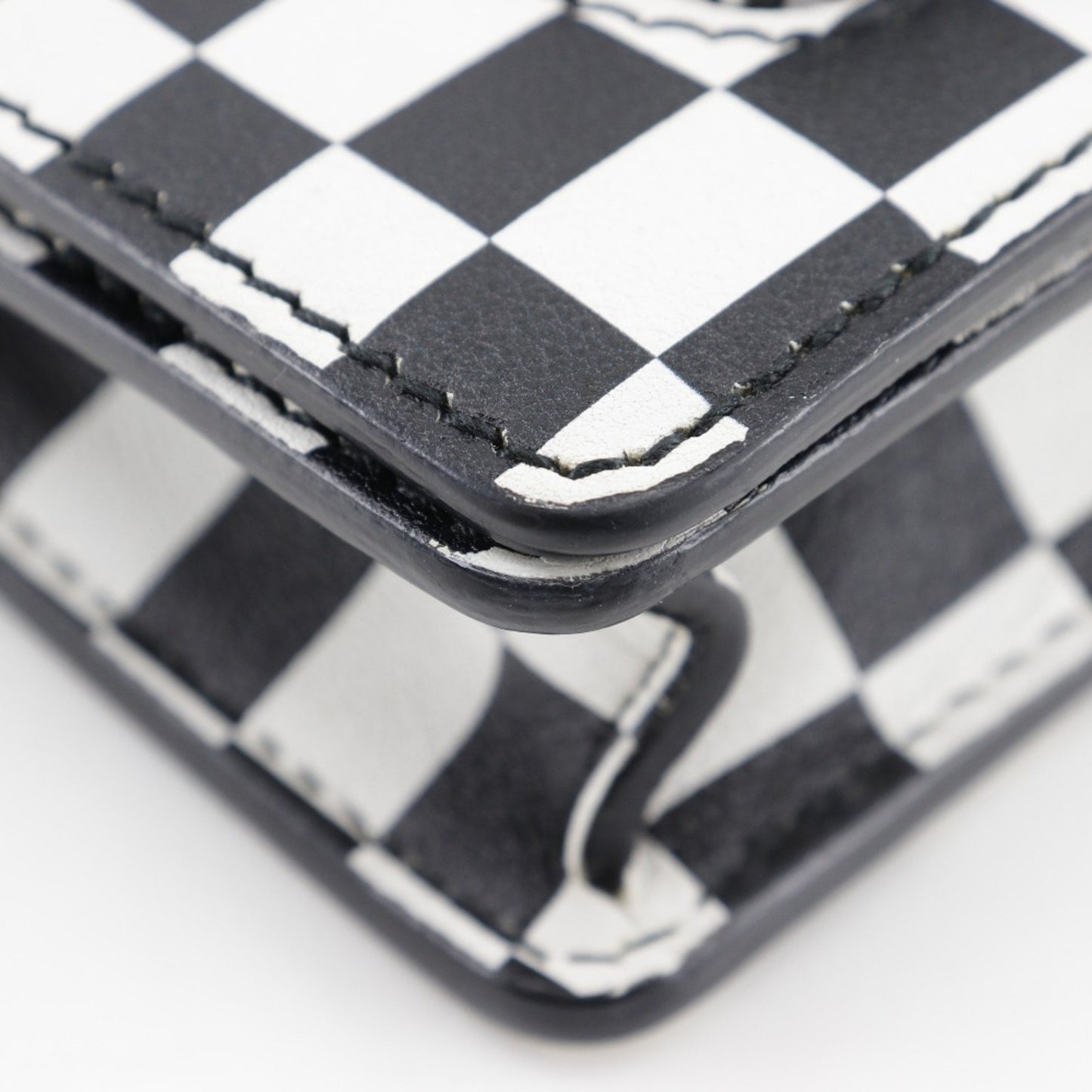 Christian Dior Jadior Shoulder Bag Clutch Calf Black/White 2Way Type