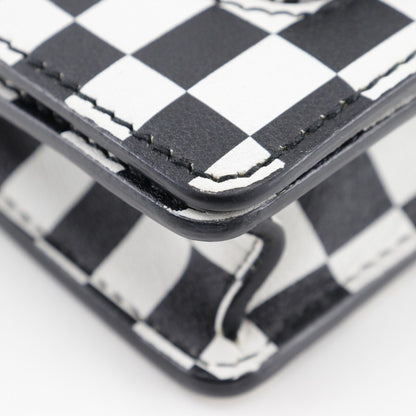 Christian Dior Jadior Shoulder Bag Clutch Calf Black/White 2Way Type