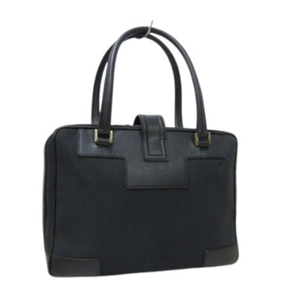 Gucci Gucci Handbag G 001-5155 Black Canvas X Leather