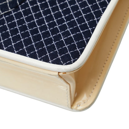 Chanel Coco Mark Quilted Chain Mini Shoulder Bag In Navy