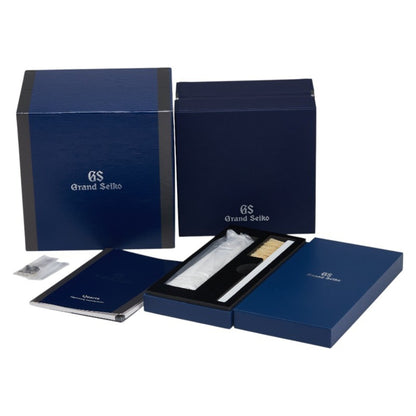 Seiko Grand Heritage Collection Watch 9F85-0Ac0 Quartz Silver Dial Stainless Steel