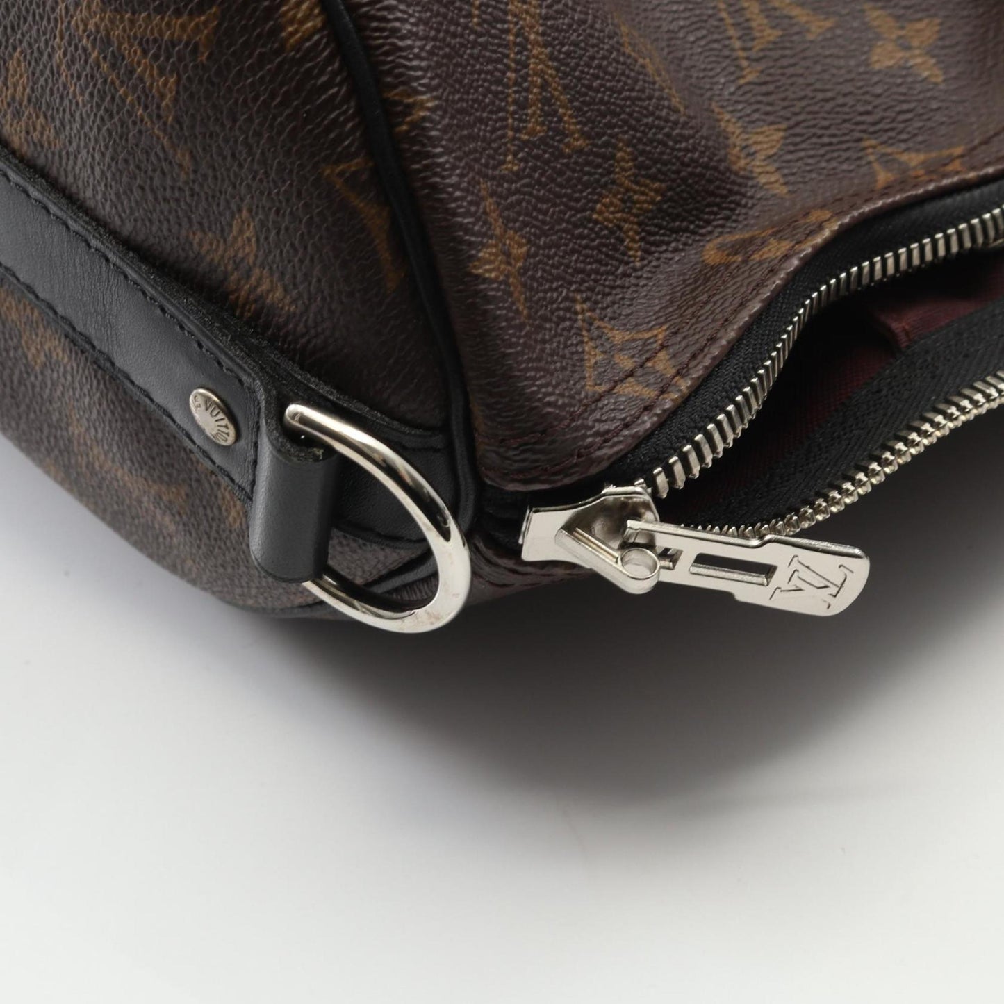 Louis Vuitton Keepall Bandouliere 45 Monogram Macassar Boston Bag