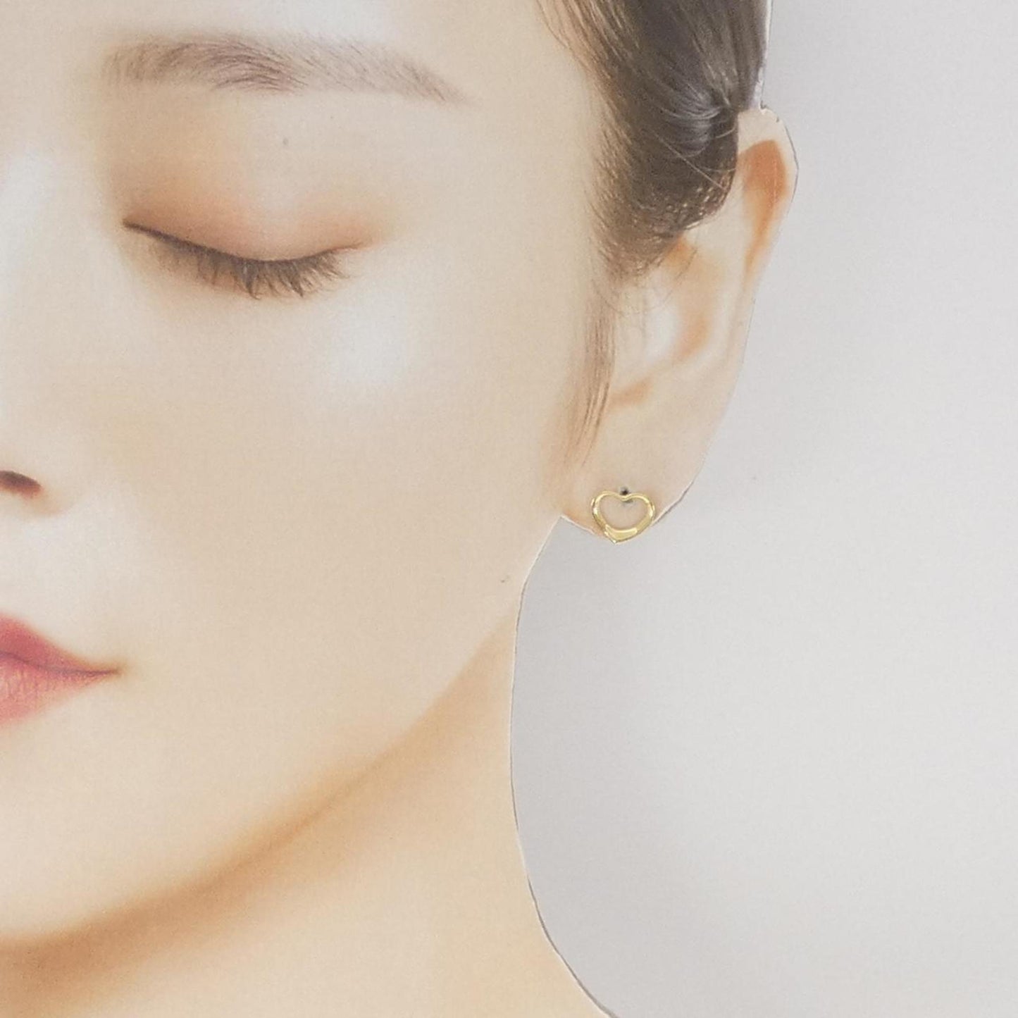 Tiffany Open Heart Mini Earrings