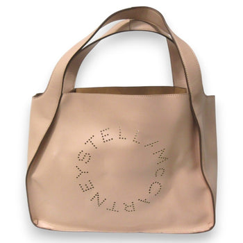 Stella Mccartney Eco-Leather Perforated Logo Tote Bag 513860 Pink Beige