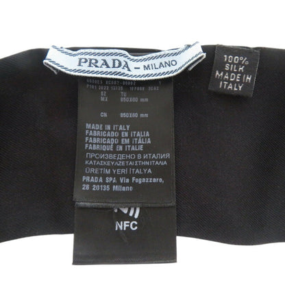 Like New Prada Printed Twill Scarf/Muffler 1Ff008 Silk Multicolor 0592Prada