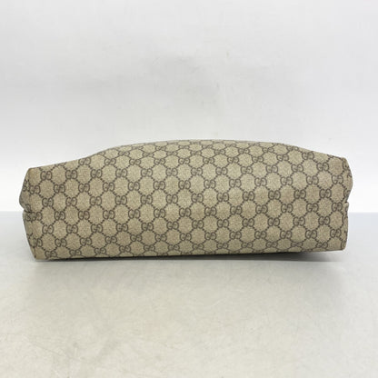 Gucci Gg Supreme Tote Bag 211137 Brown White