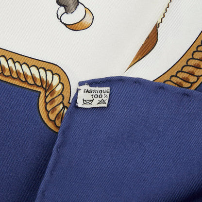 Hermes Herms Carr 90 Reprise Horse Riding Scene Scarf