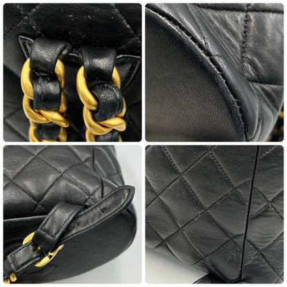 Chanel Douma Matelasse Backpack/Daypack With Gold Hardware