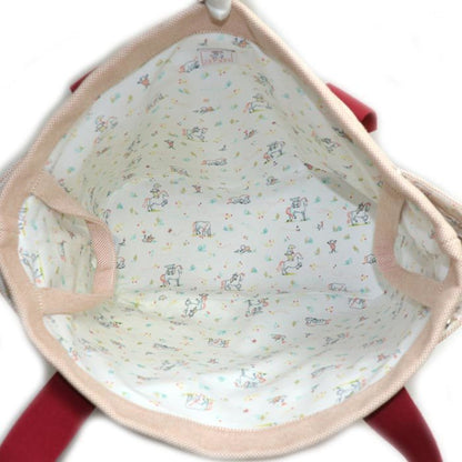 Hermes Cabriole Mother'S Bag Tote Red