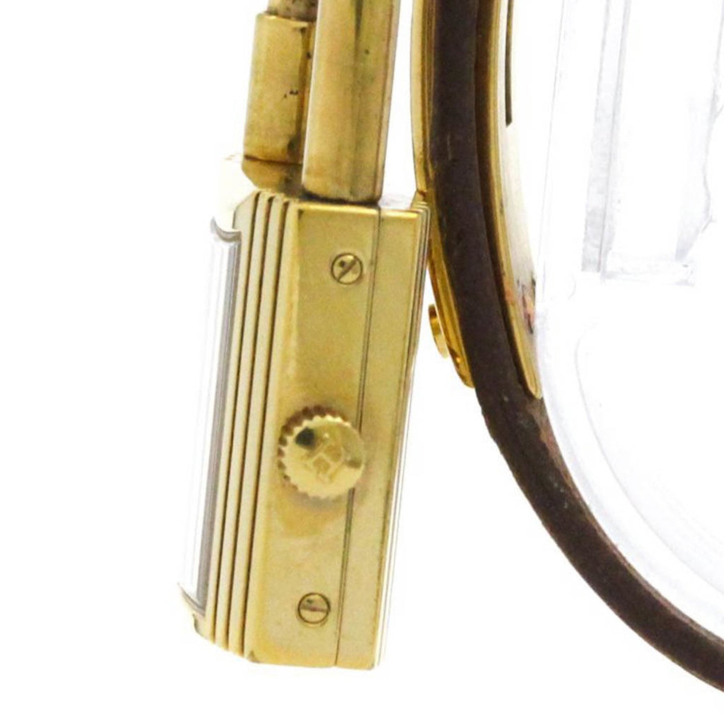 Hermes Kelly Watch Gold Plated Leather Quartz