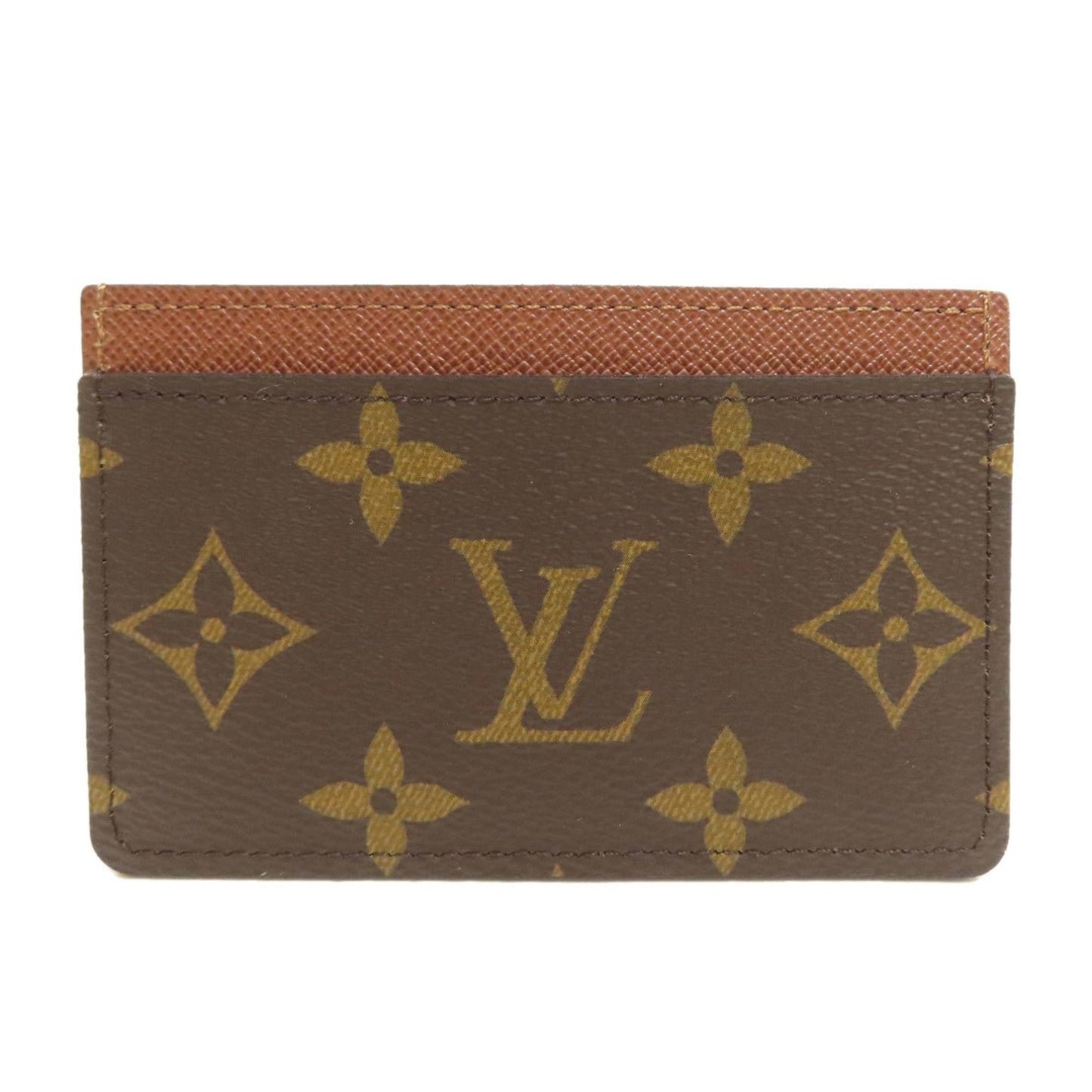 Louis Vuitton M61733 Porte Carte Sample Business Card Case In Monogram Canvas