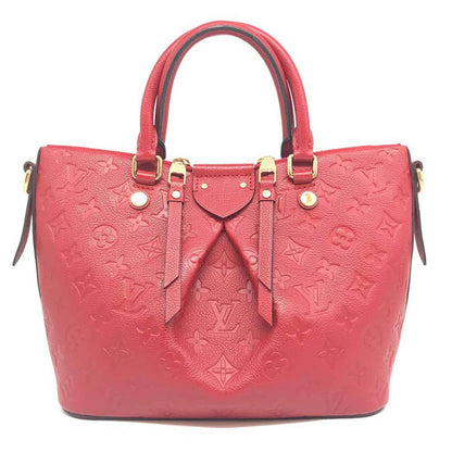 Louis Vuitton Mazarine Pm Monogram Empreinte Red Leather Handbag Shoulder M50638 Louis Vuitton