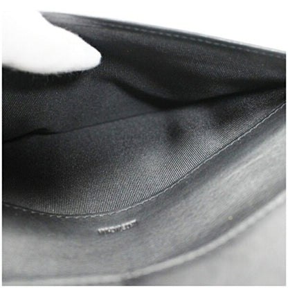 Coach Organizer Round Zip Long Wallet In Black Canvas And Leather