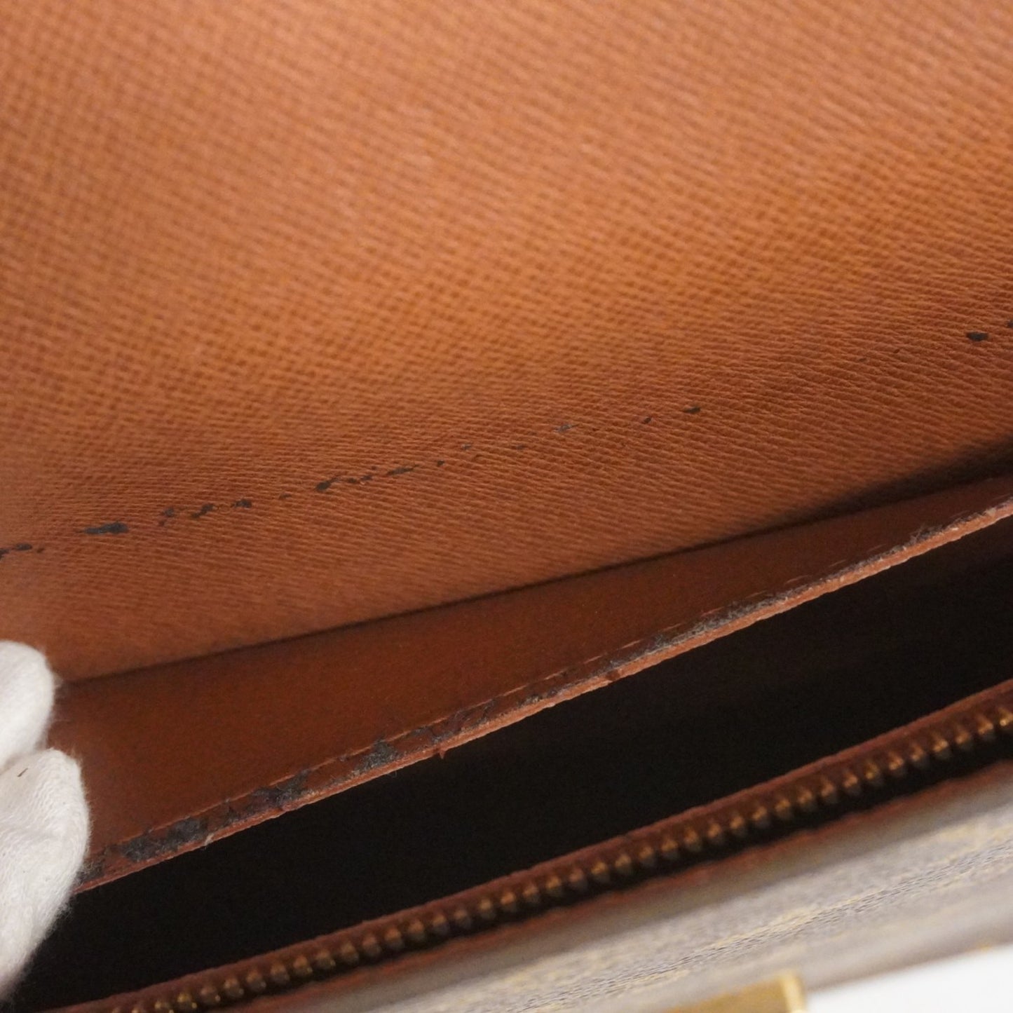 Louis Vuitton Monogram Porte-Document Bandouliere Bag M53338 Brown 2-Way