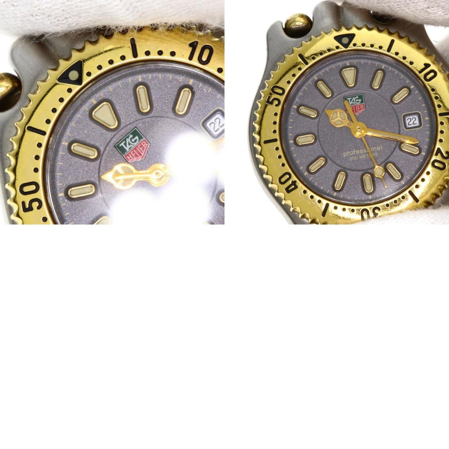 Tag Heuer Wg1320-2 Cell Date Professional Watch In Stainless Steel/Ssxgp