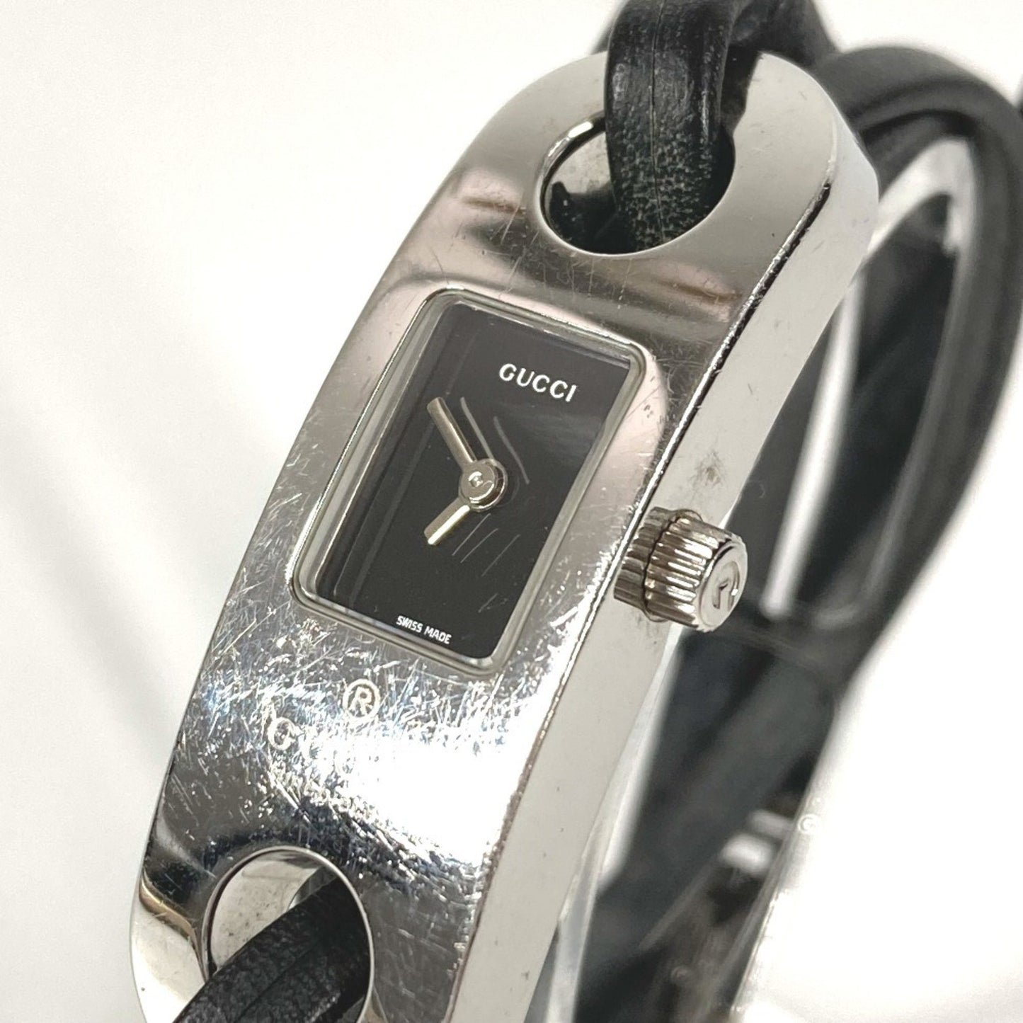 Gucci 6100L Bracelet Watch With Logo