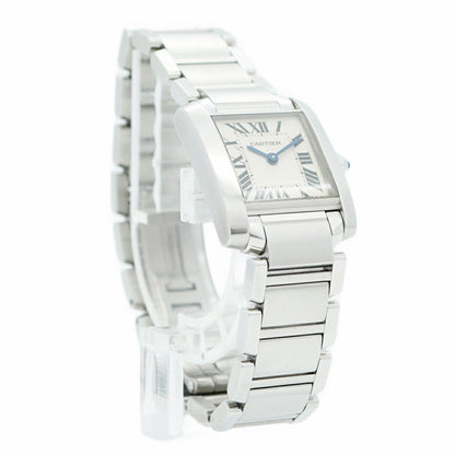 Cartier Tank Franaise Sm W51008Q3 Ivory Dial