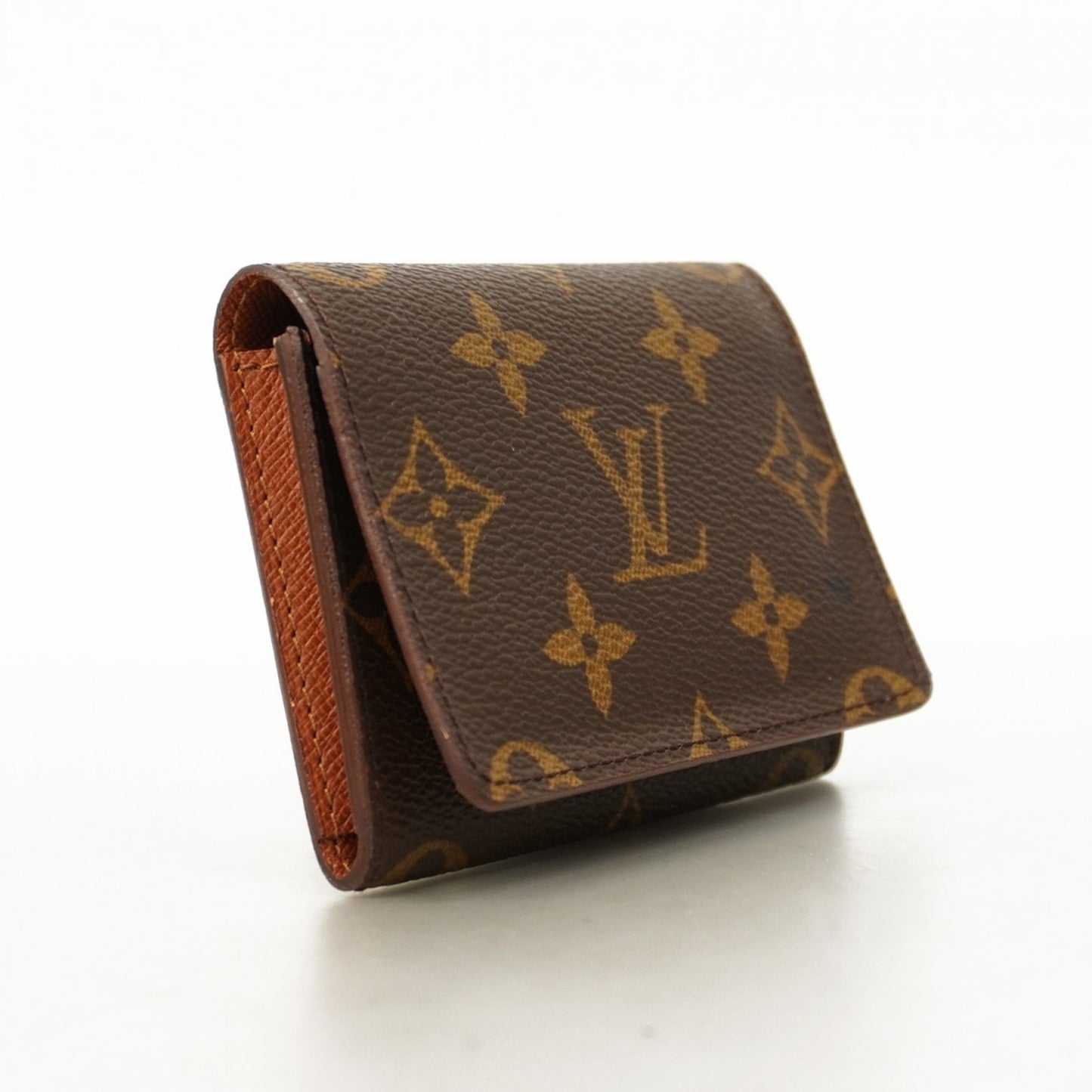 Louis Vuitton Monogram Envelope Carte De Visite Business Card Holder M62920 Brown