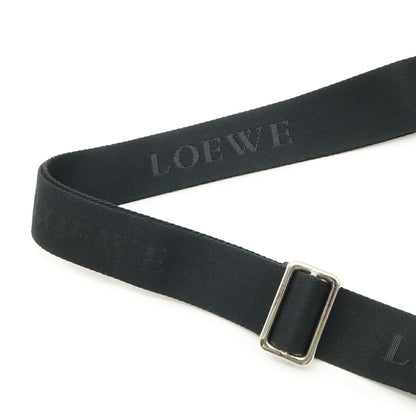Loewe Anagram Shoulder Bag In Dark Brown Leather