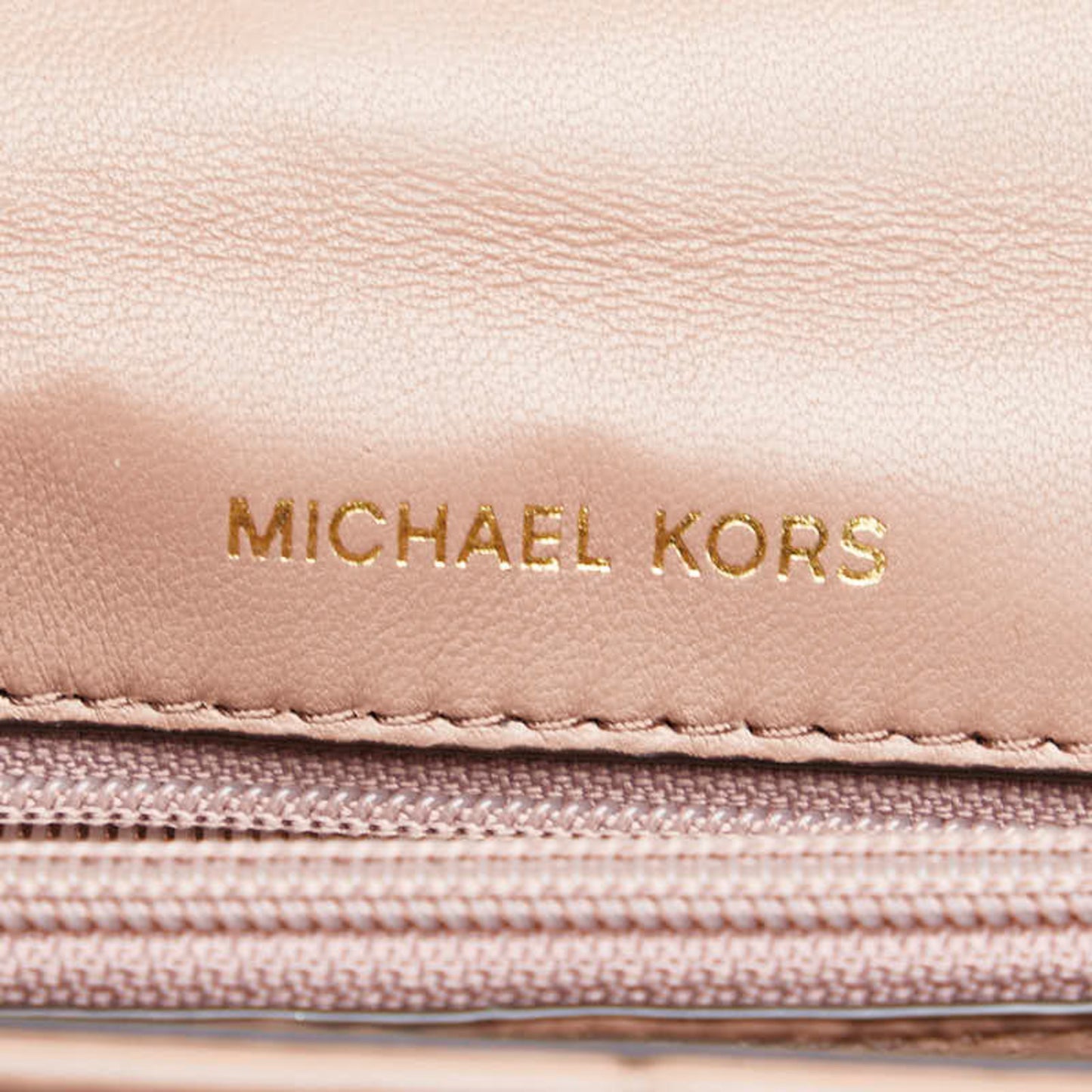 Michael Kors Chain Shoulder Bag 30H0G1Sl1T Beige Leather