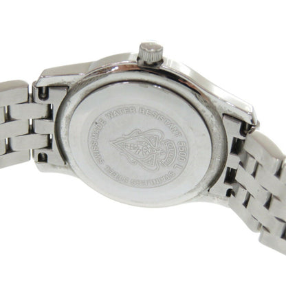 Gucci 5500L Stainless Steel Black Silver Dial Quartz Watch 1491Gucci