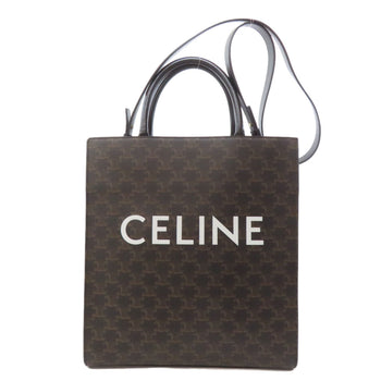 Celine Vertical Cabas Triomphe 2-Way Handbag Pvc