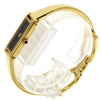 Gucci 1500L Square Face Watch Gp/Gp