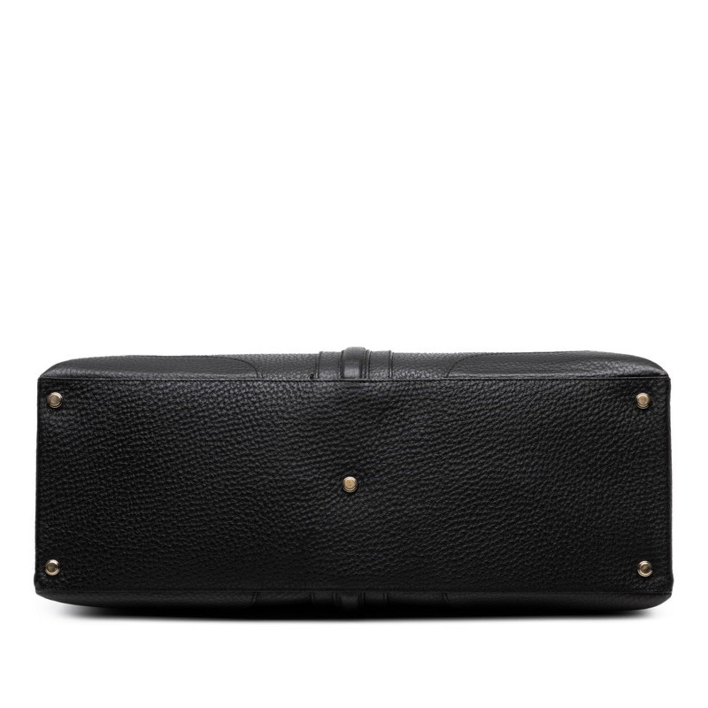 Gucci Tote Bag Handbag 130994 Black Leather