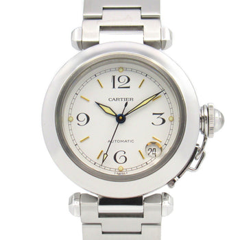 Cartier Pasha C Watch Stainless Steel Boys White W31015M7