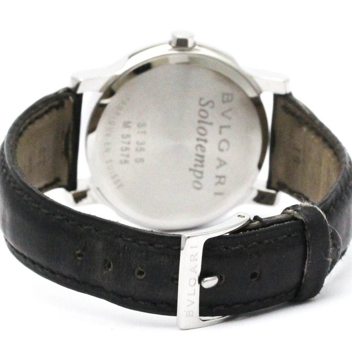 Bvlgari Solotempo Steel Leather Quartz