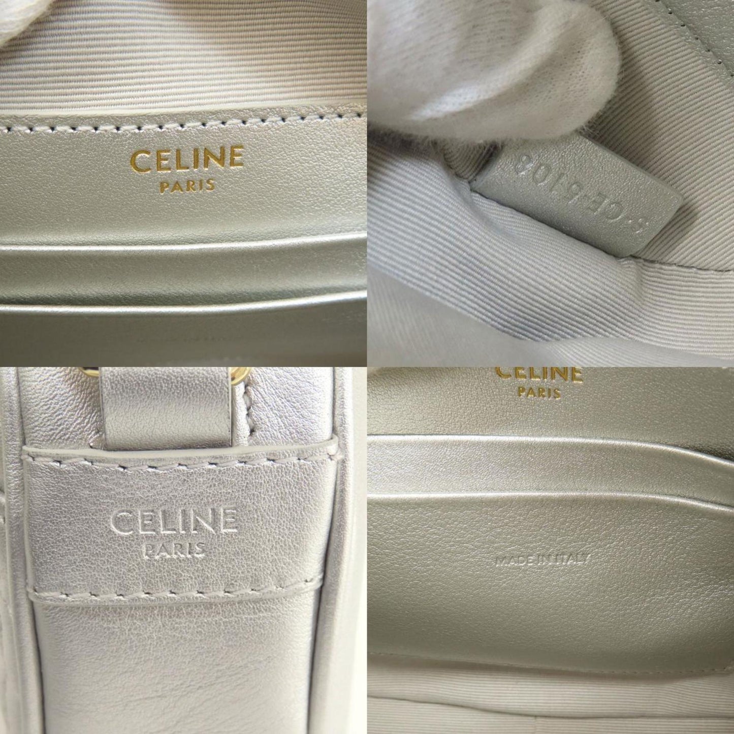 Celine Long Shoulder Bag Leather