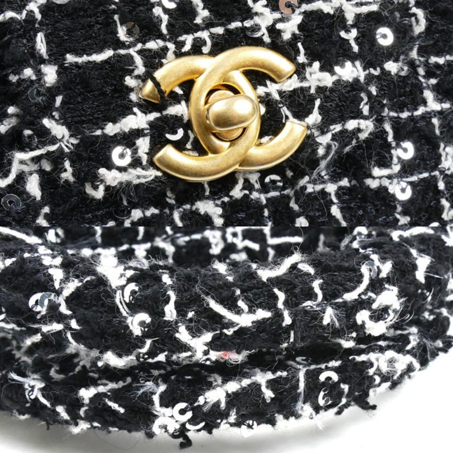 Chanel Fabric Mini Chain Shoulder Bag