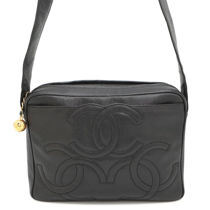 Chanel Triple Coco Caviar Skin Shoulder Bag