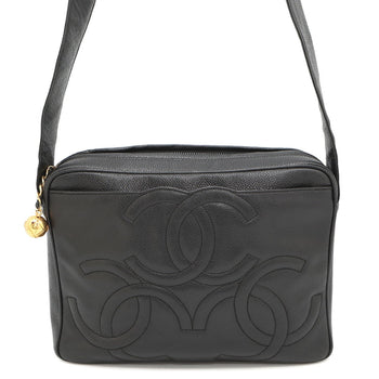 Chanel Triple Coco Caviar Skin Shoulder Bag