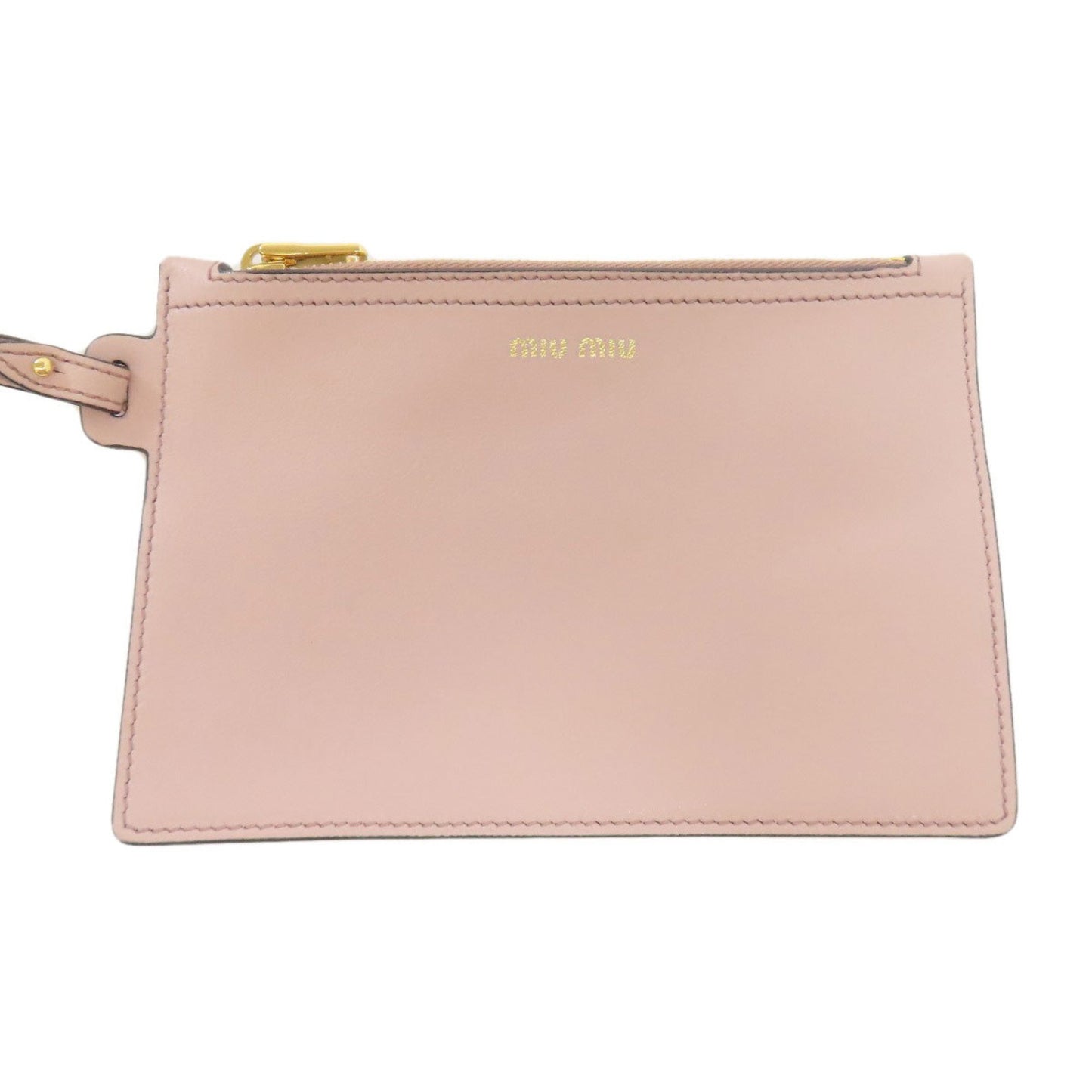 Miu Miu Miu Logo Tote Bag Leather