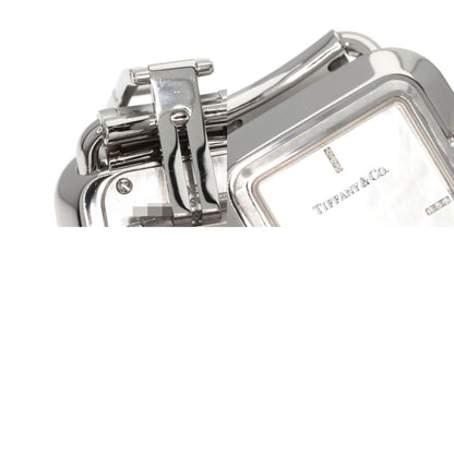Tiffany 69546161 T Rectangle 375 Limited Edition Watch Stainless Steel Ss