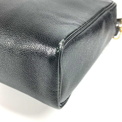 Hermes Jockey Horse Cheval Pochette Shoulder Bag In Black Leather