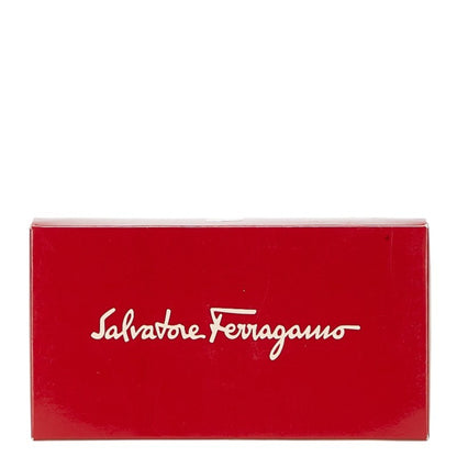 Salvatore Ferragamo Vara Long Wallet In Brown Leather
