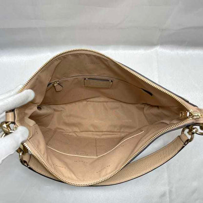 Coach 2-Way Bag Ec-23568 Beige 58036 Leather Crossbody For Women