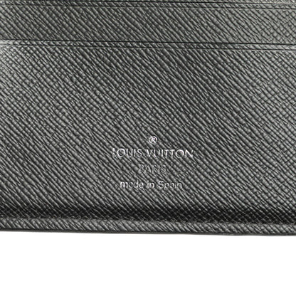Louis Vuitton Damier Graphite Portefeuille Marco Nm Bi-Fold Wallet N63336 Black Pvc